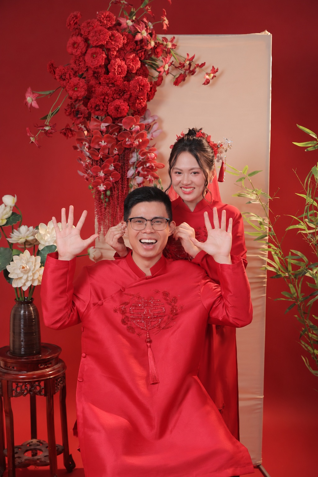 Ảnh cưới lãng mạn của Nhật và Linh